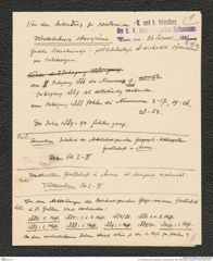 k.k. naturhistorisches Hofmuseum, Intendanzakten 1885-1896 (Hauer), Aktenzahl Z.86-89/1894, Seite 1